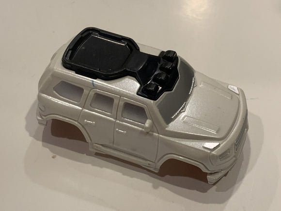 White SUV Top Toy Car Vehicle