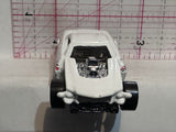 White Project Speeder BDD16 M28 2013 Hot Wheels Diecast Car
