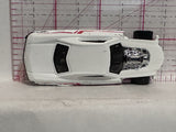 White Project Speeder BDD16 M28 2013 Hot Wheels Diecast Car