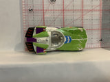 Green White Buzz Lightyear Disney Pixar CARS Hot Wheels Loose Diecast Car 1/64 IC