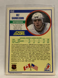 #152 Ulf Samuelsson Hartford Whalers 1990-91 Score Hockey Card