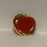 Red Apple Lapel Hat Pin