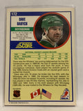 #172 Dave Babych Hartford Whalers 1990-91 Score Hockey Card