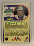 #265 Ken Baumgartner New Islanders 1990-91 Score Hockey Card