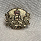 Queen Elizabeth 50th  Lapel Pin