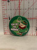 Top of the Mornin Leprachaun Button Pinback