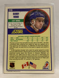 #119 Randy Wood New York Islanders 1990-91 Score Hockey Card