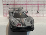 Silver Borla 2016 Ford GT Race DTW92 2016 M44 Hot Wheels Diecast Car