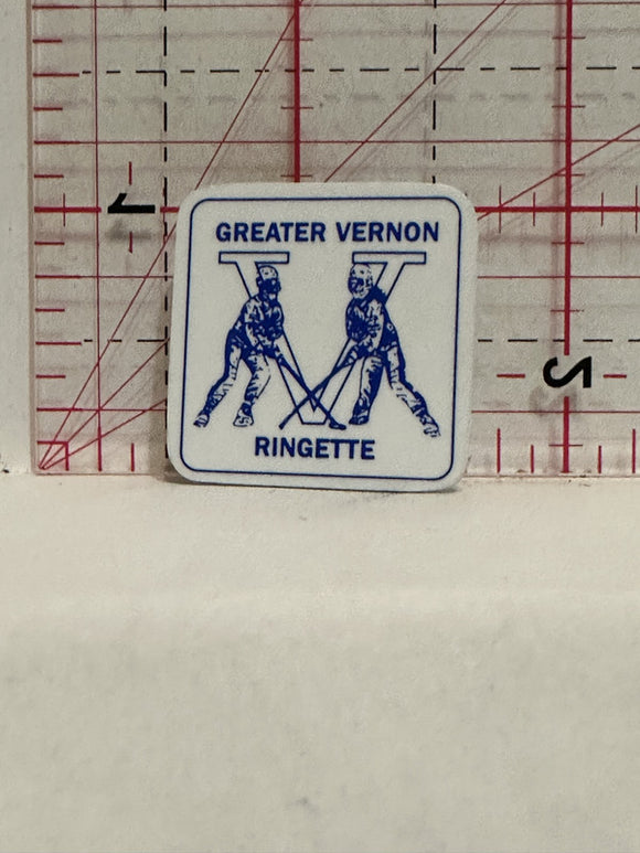 Greater Vernon Ringette Button Pinback