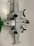 Green White S.P.O. Cessna 402 Plane Matchbox Toy Car Vehicle