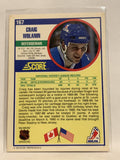 #167 Craig Wolanin Quebec Nordiques 1990-91 Score Hockey Card