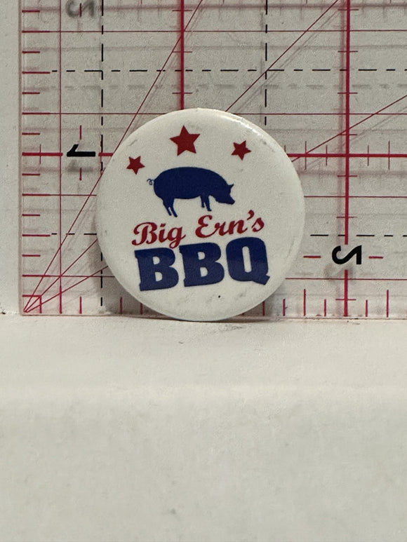 Big Ern's BBQ Button Pinback