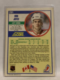 #291 Bob Joyce  Washington Capitals 1990-91 Score Hockey Card