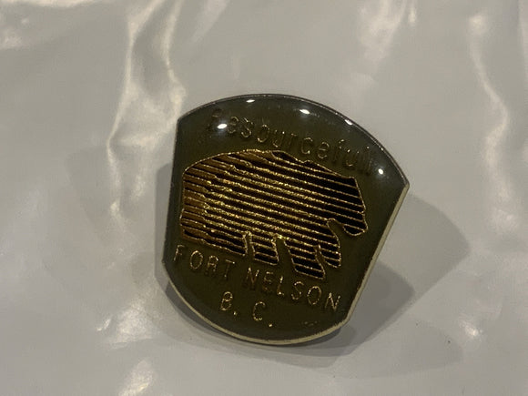 Resourcefull Fort Nelson BC Logo Lapel Hat Pin