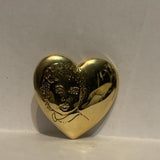 Little Boy on a Heart Lapel Hat Pin