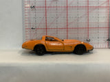 Orange Sports Racer Unbranded Loose Diecast Car 1/64 ID