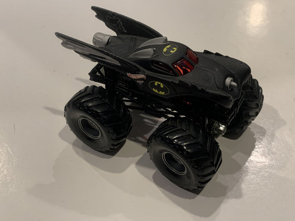 Black Batmobile Monster Jam Hot Wheels Toy Car Vehicle