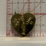 Little Boy on a Heart Lapel Hat Pin