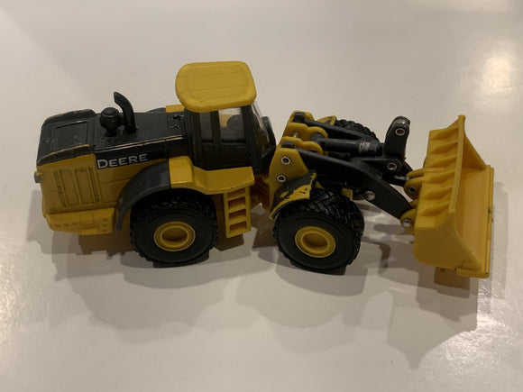 Yellow John Deere Front End Loader ERTL Toy Car Vehicle