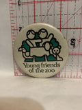 Young Friends of the Zoo Button Pinback