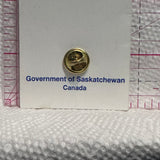 Saskatchewan Shield of Arms  Lapel Pin