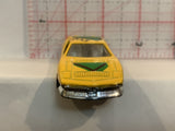 Yellow 2001 Sports Racer Unbranded Loose Diecast Car 1/64 ID