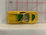 Yellow 2001 Sports Racer Unbranded Loose Diecast Car 1/64 ID