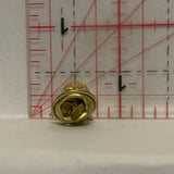 Golden Apple Lapel Hat Pin