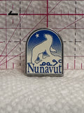 Nunavet Polar Bear Northwest Territories  Lapel Pin
