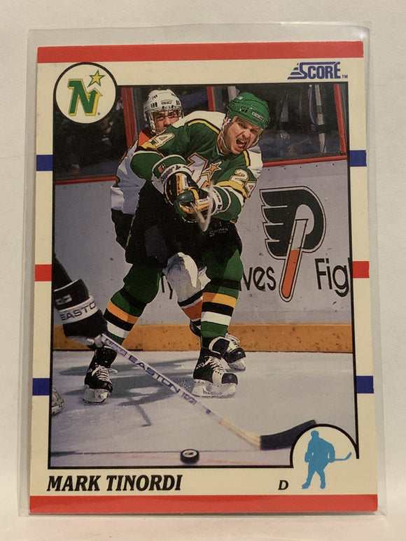 #304 Mark Tinordi Minnesota North Stars 1990-91 Score Hockey Card