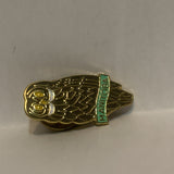 Manitoba Owl Lapel Hat Pin