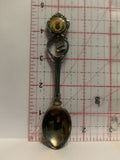 Frae Bonnie Scotland Thistle Flower Ship Boat Souvenir Spoon