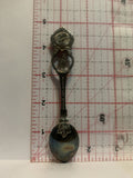Frae Bonnie Scotland Thistle Flower Ship Boat Souvenir Spoon
