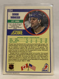 #224 Sergio Momesso St Louis Blues 1990-91 Score Hockey Card