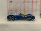 Blue Retro-Active Hot Wheels Loose Diecast Car 1/64 ID