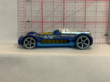 Blue Retro-Active Hot Wheels Loose Diecast Car 1/64 ID