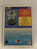 #359 Rick Meagher Frank J Selke Trophy St Louis Blues 1990-91 Score Hockey Card
