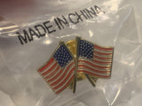 USA Friendship Flags Lapel Hat Pin