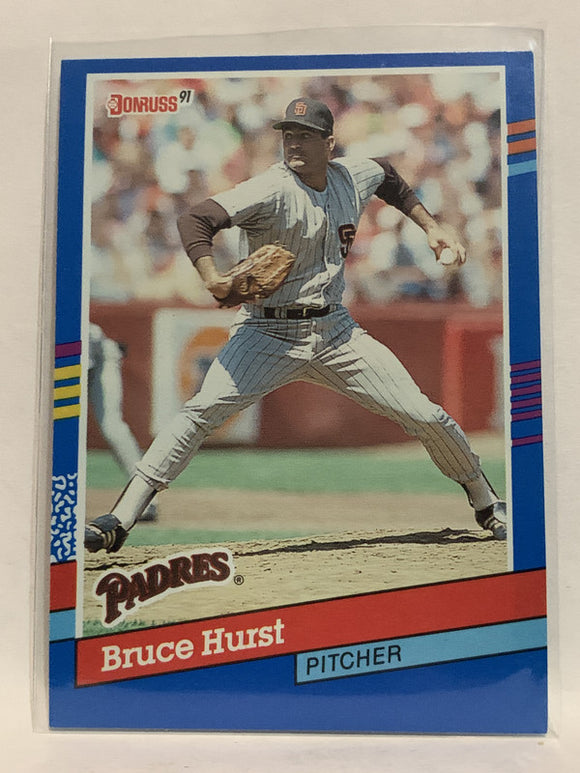 #83 Bruce Hurst San Diego Padres 1991 Donruss Baseball Card