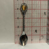 January Carnation Flower  Collectable Souvenir Spoon EE