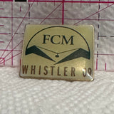FCM Whistler 09  Lapel Pin