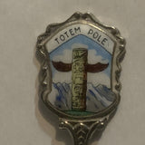 Totem Pole Painted Collectable Souvenir Spoon EF