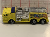 Yellow Doctor Waniac's Mutant Maniacs Fire Engine Hot Wheels Toy Car Vehicle
