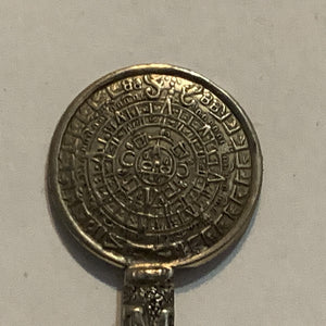 Mexico Mayan Calender Collectable Souvenir Spoon BX