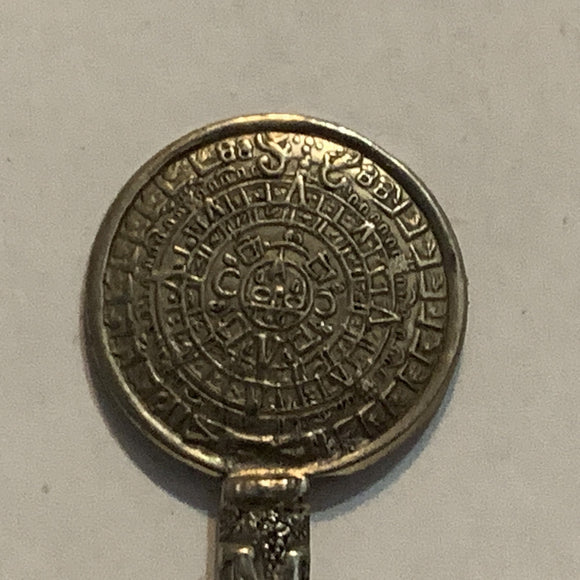Mexico Mayan Calender Collectable Souvenir Spoon BX