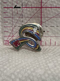 Maple Leaf Rainbow White Dove  Lapel Pin