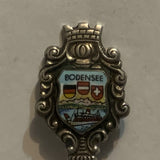 Bodensee Ship Crest Flags Collectable Souvenir Spoon EF