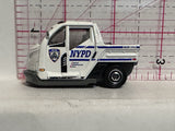 White NYPD Police Parking K04 CFV76 2014  Matchbox Diecast Car