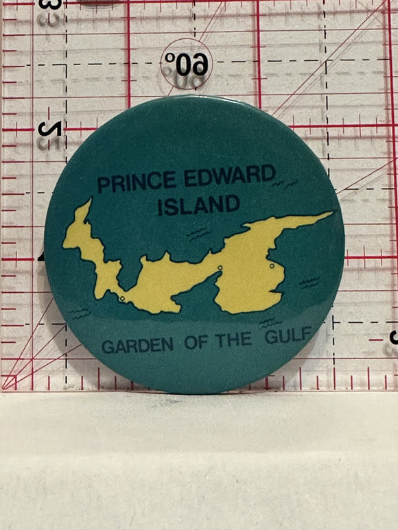 Prince Edward Island Garden of the Gulf Button Pinback