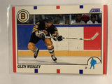 #97 Glen Wesley Boston Bruins 1990-91 Score Hockey Card